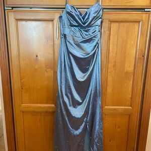 Windsor Shimmering Blue Formal Long Dress